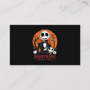Carte De Visite cauchemar sur Main Street, halloween(2)