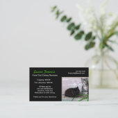 Carte de visite Cause Chat Haret (Debout devant)