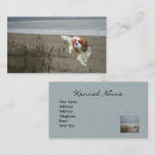 Carte de visite cavalier de Breede d'épagneul du (Devant / Derrière)