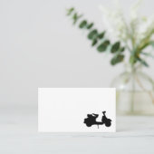 Carte De Visite Cavalier de conducteur de la livraison de (Debout devant)