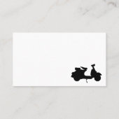 Carte De Visite Cavalier de conducteur de la livraison de (Dos)