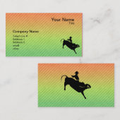 Carte De Visite Cavalier de Taureau (Devant / Derrière)