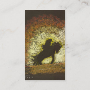 Carte De Visite cavalier de tempête