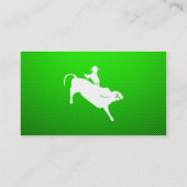 Carte De Visite Cavalier vert de Taureau (Dos)