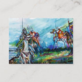 CARTE DE VISITE CAVALIERS DANS LA TEMPÊTE (Dos)