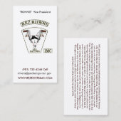 Carte De Visite Cavaliers de Rez IMC (Devant / Derrière)