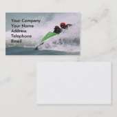 Carte De Visite Cavaliers de ski de jet en mer (Devant / Derrière)