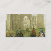 Carte De Visite Cavaliers faisant une pause par les ruines de (Dos)