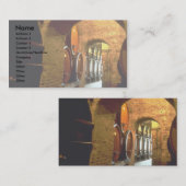 Carte De Visite Cave à vins à Montepulciano, Toscane, Italie (Devant / Derrière)