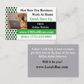 Carte De Visite CBD 2 dégrossi (Devant / Derrière)