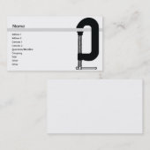 Carte De Visite CClamp - affaires (Devant / Derrière)