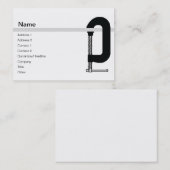 Carte De Visite CClamp - potelé (Devant / Derrière)