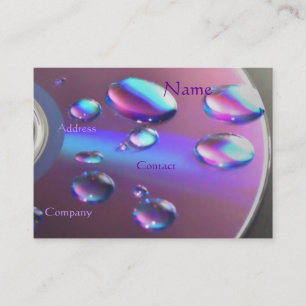 Carte de visite CD du DJ - personnalisable