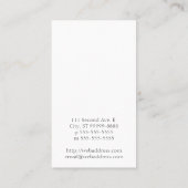 Carte De Visite Ce n'est pas ma collecte (Dos)