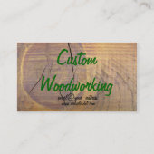 Carte De Visite Cèdre Bois Noeud photo (Devant)