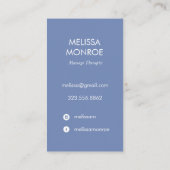 Carte De Visite Ceinture arc-en-ciel (Dos)