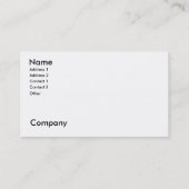 Carte De Visite Ceinture noire/instructeur de karaté (Dos)