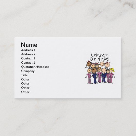 Carte De Visite Celebrate (Devant)