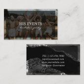 Carte De Visite Célébration de fête de bachelorette (Devant / Derrière)