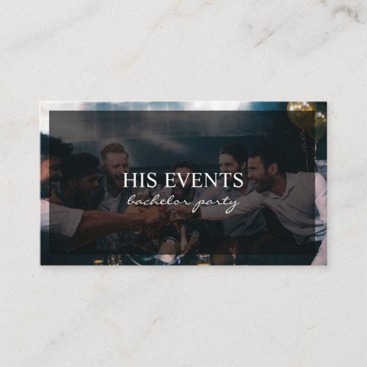 Carte De Visite Célébration de la fête de bachelorette (Devant)