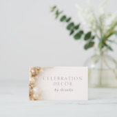 Carte De Visite Celebration Decor Decorating (Debout devant)