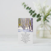 Carte De Visite Célébration du mémorial funéraire moderne de la ca (Debout devant)