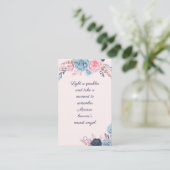 Carte De Visite Célébration funéraire de la vie Sparkler Adieu (Debout devant)