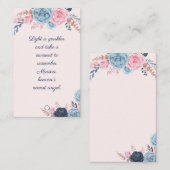 Carte De Visite Célébration funéraire de la vie Sparkler Adieu (Devant / Derrière)