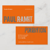 Carte de visite célèbre de la police 3 (Devant / Derrière)