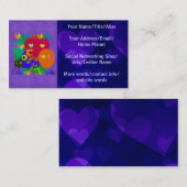 Carte De Visite Célébrez la diversité (Devant / Derrière)