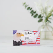 Carte De Visite Célébrez l'indépendance Eagle (Debout devant)