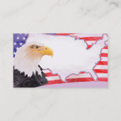 Carte De Visite Célébrez l'indépendance Eagle (Dos)