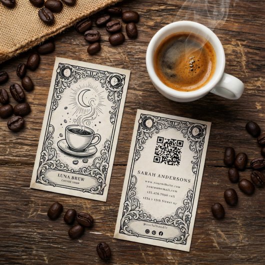 Carte De Visite Céleste Café | Céleste Vintage