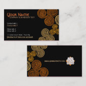 Carte de visite Céleste de tourbillon Tribal (Devant / Derrière)