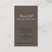 CARTE DE VISITE :: céleste P11 (Dos)