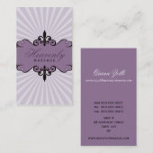 CARTE DE VISITE :: céleste P2 (Devant / Derrière)