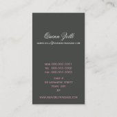 CARTE DE VISITE :: céleste P9 (Dos)