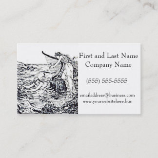 Carte De Visite Céleste Sirène Irlandaise Sirène Fairy Tale