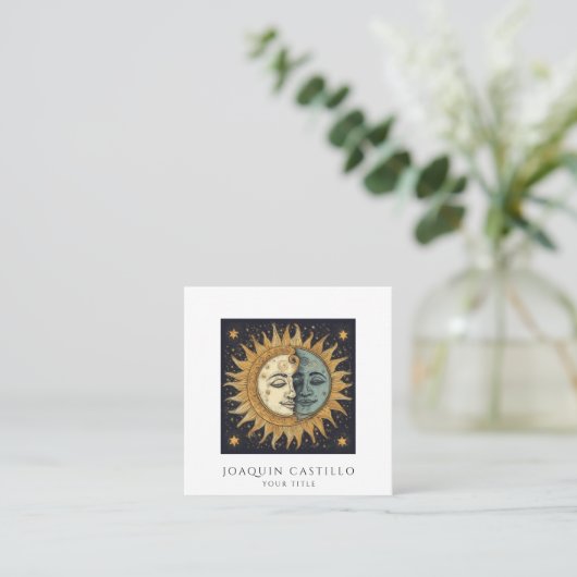Carte de visite céleste Sun Moon (Debout devant)