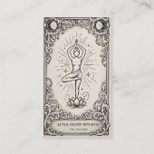 Carte De Visite Celestial Lotus Yoga Instructor  (Devant)
