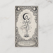 Carte De Visite Celestial Lotus Yoga Instructor  (Devant)