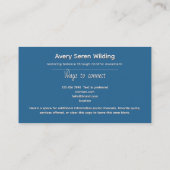 Carte De Visite Celestial Portal | Tree of Life (Dos)