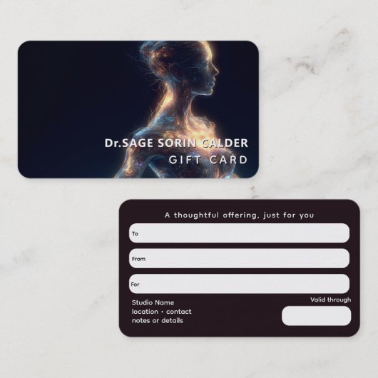 Carte De Visite Celestial Pulse Energy Healing (Devant / Derrière)