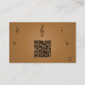 Carte De Visite Cellist entièrement modifiable (Dos)