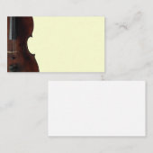 Carte de visite Cello (personnalisable) (Devant / Derrière)