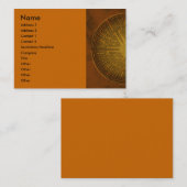 Carte De Visite Celtique | (Devant / Derrière)