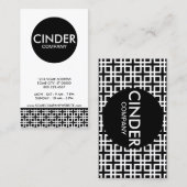 Carte De Visite cendre (Devant / Derrière)