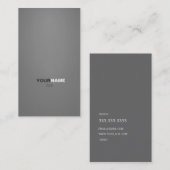 Carte De Visite Cendre de Groupon (Devant / Derrière)