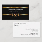 Carte De Visite Cennel à poitrine fine (Devant / Derrière)