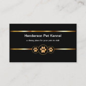 Carte De Visite Cennel à poitrine fine (Devant)